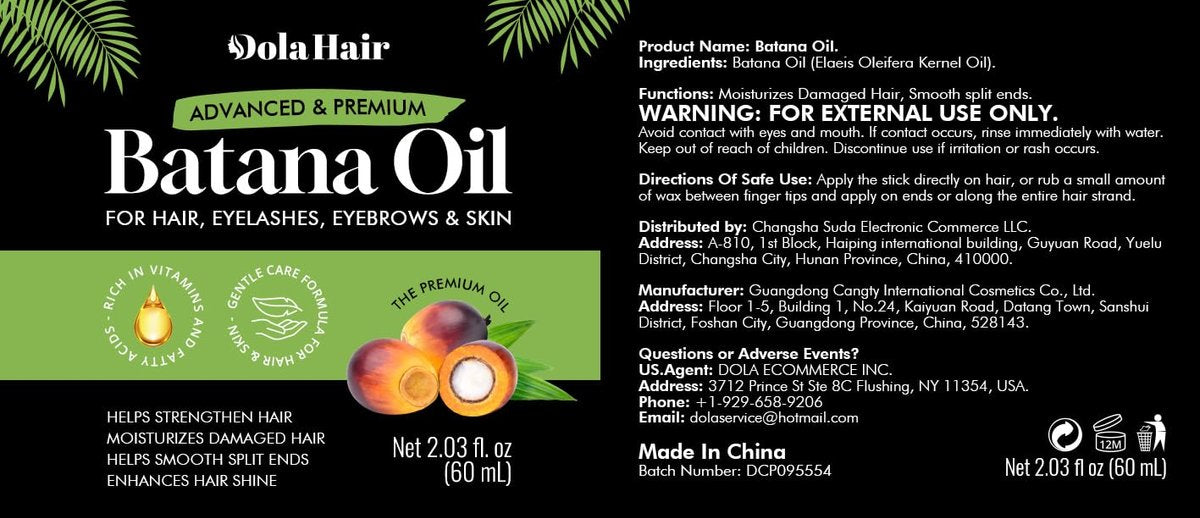 Dolahair Batana Oil for Hair Growth - 100% Natural Organic Pure Batana Hair Oil, Nourishes Damaged Hair, Natural Hair Growth Oil and Conditioner, 2.02 Fl Oz - görsel 18
