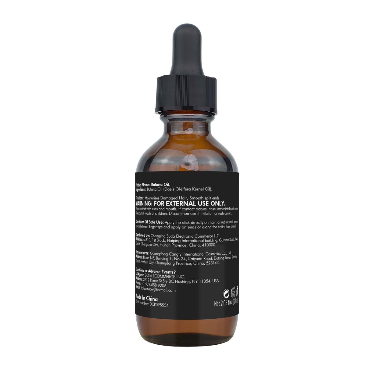 Dolahair Batana Oil for Hair Growth - 100% Natural Organic Pure Batana Hair Oil, Nourishes Damaged Hair, Natural Hair Growth Oil and Conditioner, 2.02 Fl Oz - görsel 16