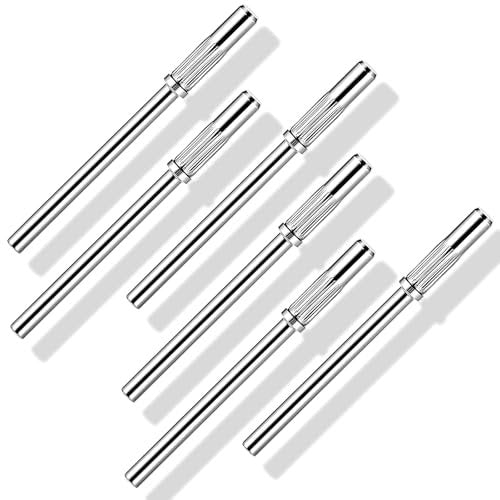 6-Piece Mandrel Bits for Small Sanding Bands – 3.1 mm Mini 3/32 Shank Nail Drill Bits for Electric Drill File Machine – Acrylic Nails Manicure Pedicure Tool - görsel 2