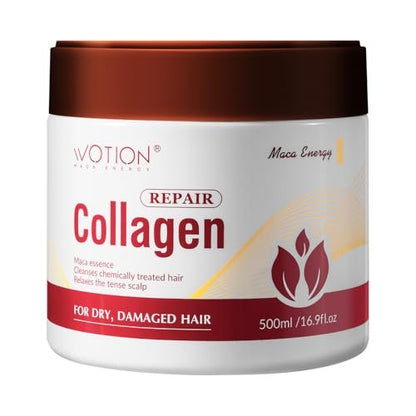 WOTION Deep Repair Conditioning Argan Oil Collagen Hair Mask - 16.9 Fl Oz Avelisse