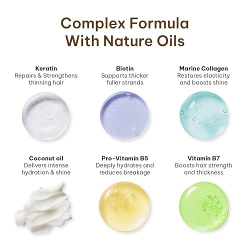 WOTION Deep Repair Conditioning Argan Oil Collagen Hair Mask - 16.9 Fl Oz Avelisse