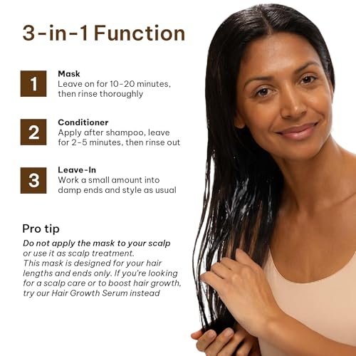 WOTION Deep Repair Conditioning Argan Oil Collagen Hair Mask - 16.9 Fl Oz Avelisse