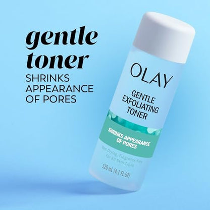 Olay Gentle Exfoliating Toner, Fragrance Free, 4.1 fl oz - Pore Treatment Face Cleanser