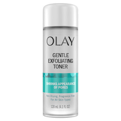 Olay Gentle Exfoliating Toner, Fragrance Free, 4.1 fl oz - Pore Treatment Face Cleanser