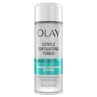 Olay Gentle Exfoliating Toner, Fragrance Free, 4.1 fl oz - Pore Treatment Face Cleanser