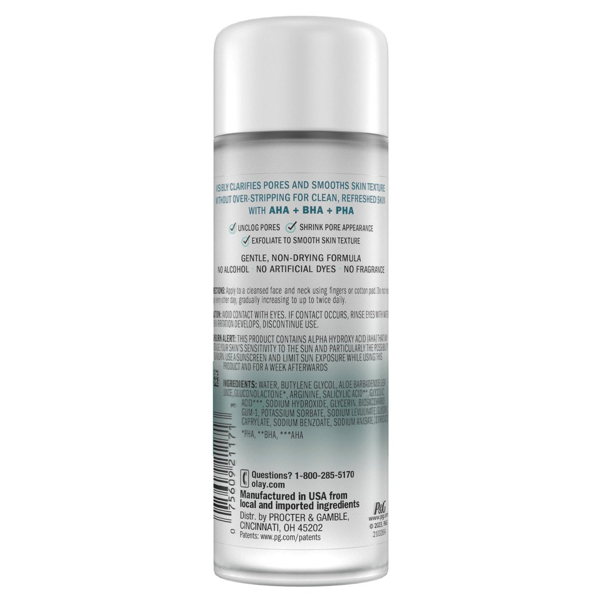 Olay Gentle Exfoliating Toner, Fragrance Free, 4.1 fl oz - Pore Treatment Face Cleanser - görsel 17