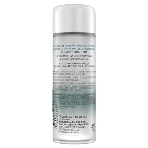 Olay Gentle Exfoliating Toner, Fragrance Free, 4.1 fl oz - Pore Treatment Face Cleanser - görsel 18
