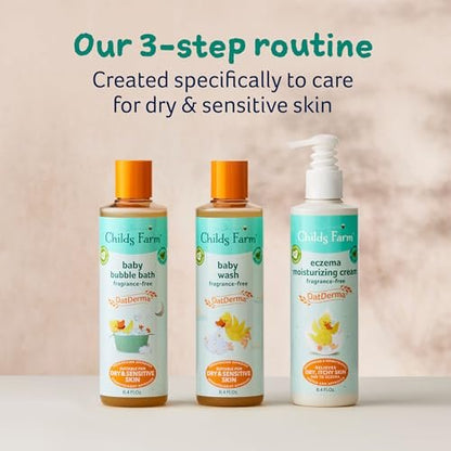 Childs Farm OatDerma Fragrance-Free Bubble Bath – Gently Cleanses and Soothes Dry, Sensitive Skin, Suitable for Newborns, 8.4 Fl Oz Avelisse