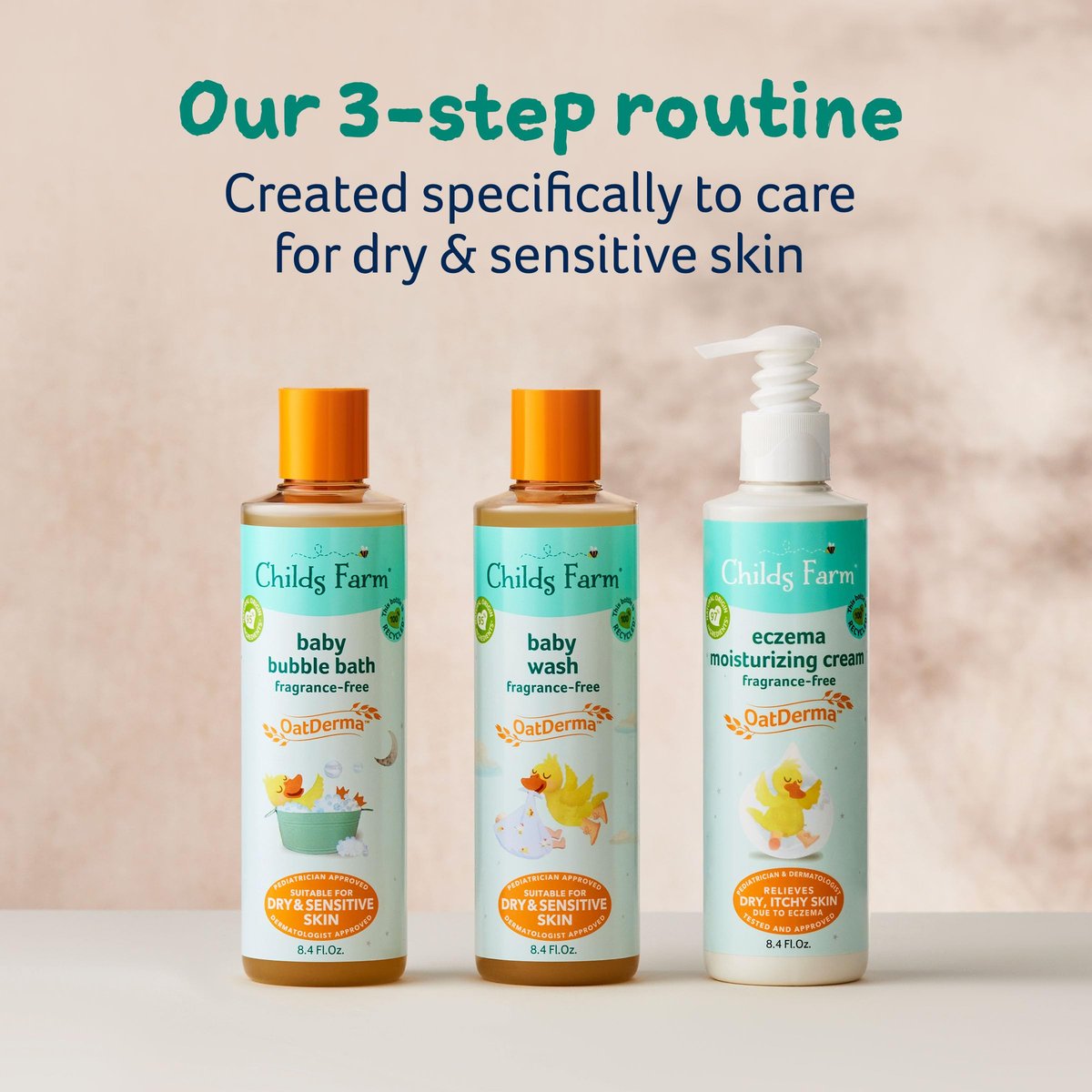 Childs Farm OatDerma Fragrance-Free Bubble Bath – Gently Cleanses and Soothes Dry, Sensitive Skin, Suitable for Newborns, 8.4 Fl Oz Avelisse