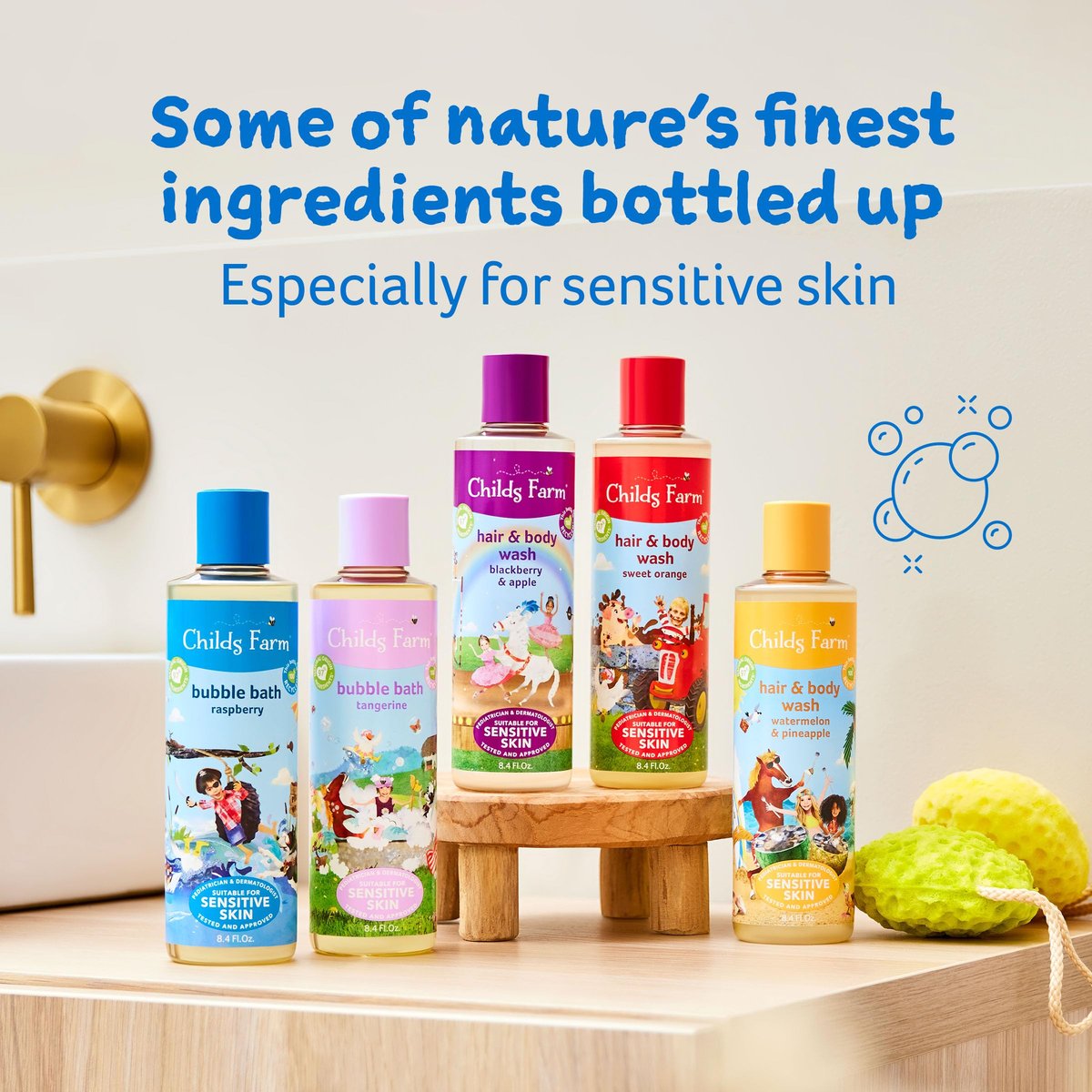Childs Farm Kids Hair & Body Wash for Dry, Sensitive Skin, Watermelon & Organic Pineapple, 8.4 Fl Oz - görsel 11
