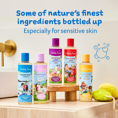 Childs Farm Kids Hair & Body Wash for Dry, Sensitive Skin, Watermelon & Organic Pineapple, 8.4 Fl Oz