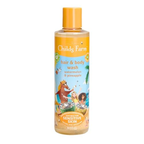 Childs Farm Kids Hair & Body Wash for Dry, Sensitive Skin, Watermelon & Organic Pineapple, 8.4 Fl Oz - görsel 2