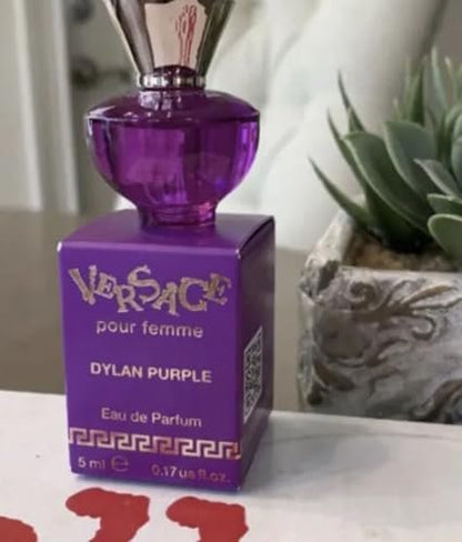 Versace Dylan Purple Eau de Parfum for Women, Mini 0.17 oz Dab-On Splash Avelisse