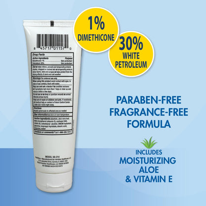 HealthWise Medicated Diabetic Foot Cream – Dimethicone + Petrolatum – Protects & Seals Dry, Cracked Heels – Paraben-Free & Odor-Free – 4 oz