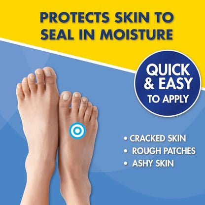 HealthWise Medicated Diabetic Foot Cream – Dimethicone + Petrolatum – Protects & Seals Dry, Cracked Heels – Paraben-Free & Odor-Free – 4 oz