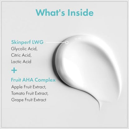 TOSOWOONG Pore Refiner Cream – AHA Pore Minimizer with Glycolic & Lactic Acid, Oil Control Moisturizer for Oily Skin, Texture Smoothing, Korean Skincare, 50g / 1.76 oz