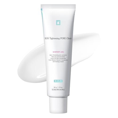 TOSOWOONG Pore Refiner Cream – AHA Pore Minimizer with Glycolic & Lactic Acid, Oil Control Moisturizer for Oily Skin, Texture Smoothing, Korean Skincare, 50g / 1.76 oz - görsel 1