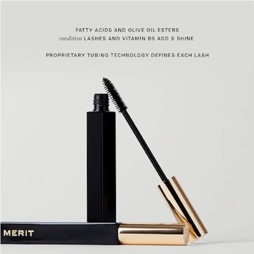 M.E.R.I.T Clean Lash Lengthening Tubing Mascara – Black, 0.25 oz Avelisse
