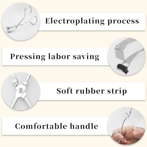 Qiifaiikooii Eyelash Curler for Short Lashes – Stainless Steel Lash Curler for Dramatic Curl in Seconds (Silver) - görsel 10