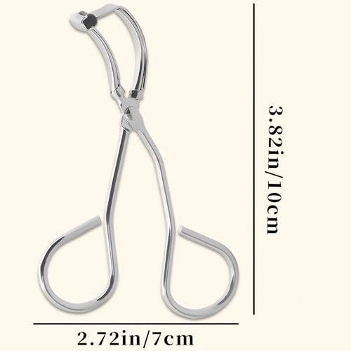 Qiifaiikooii Eyelash Curler for Short Lashes – Stainless Steel Lash Curler for Dramatic Curl in Seconds (Silver) - görsel 12