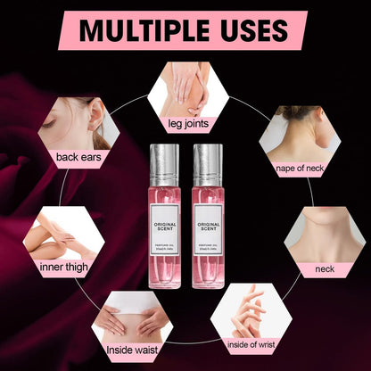 AUJ 3-Piece Pheromone Perfume Set for Women – Long Lasting Roll-On Fragrance, Venom Flavor