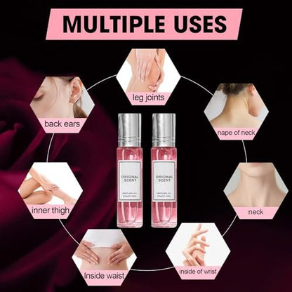 AUJ 3-Piece Pheromone Perfume Set for Women – Long Lasting Roll-On Fragrance, Venom Flavor