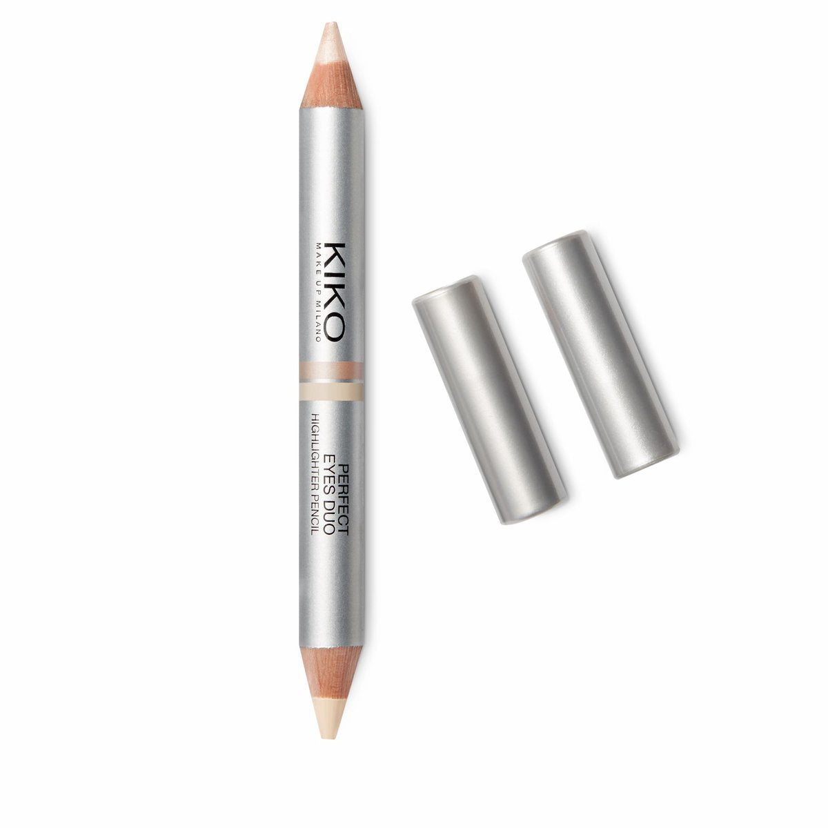 Kiko Milano Perfect Eyes Duo Highlighter Pencil - Dual-End Highlight Pencil for Brightening Eyes - 01 White/Transparent Avelisse