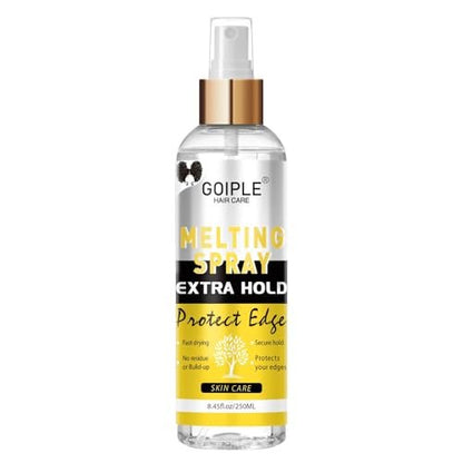 Goiple Lace Melting and Holding Spray – 8.45 fl oz Glue-Less Hair Adhesive for Wigs, Lace Frontals, and Closure Extensions | Strong Natural Hold with Control