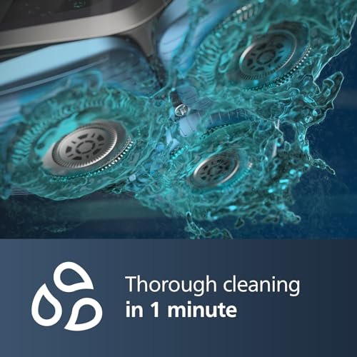 Norelco Philips Quick Clean Pod Cartridge, Lubricates Shaver and Eliminates Cut Hair, 6x 5.4 fl oz Cartridges (Up to 1.5yr Supply), BD9011AZ Avelisse
