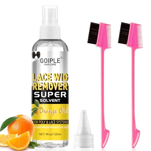 Tape in Extension Remover – 4 FL OZ Fast Acting Hair Glue Remover for Tape In Extensions, Wig Adhesive Remover, Removes Hair Glue, Wig Tape & Edge Brush - görsel 2