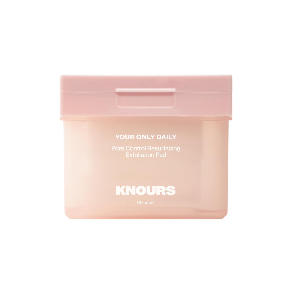 Knours Pore Control Exfoliating Korean Toner Pads | LHA for Sensitive Skin | Refine Textured Skin and Blemishes, Control Sebum, Tighten Pores | 90 Count Avelisse