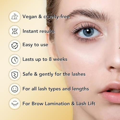 GOLLEE Lash Lift Kit & Brow Lamination Kit - Professional Eyelash Perm Kit for Semi-Permanent Curling, Easy for Beginners, Salon-Quality Results at Home Avelisse