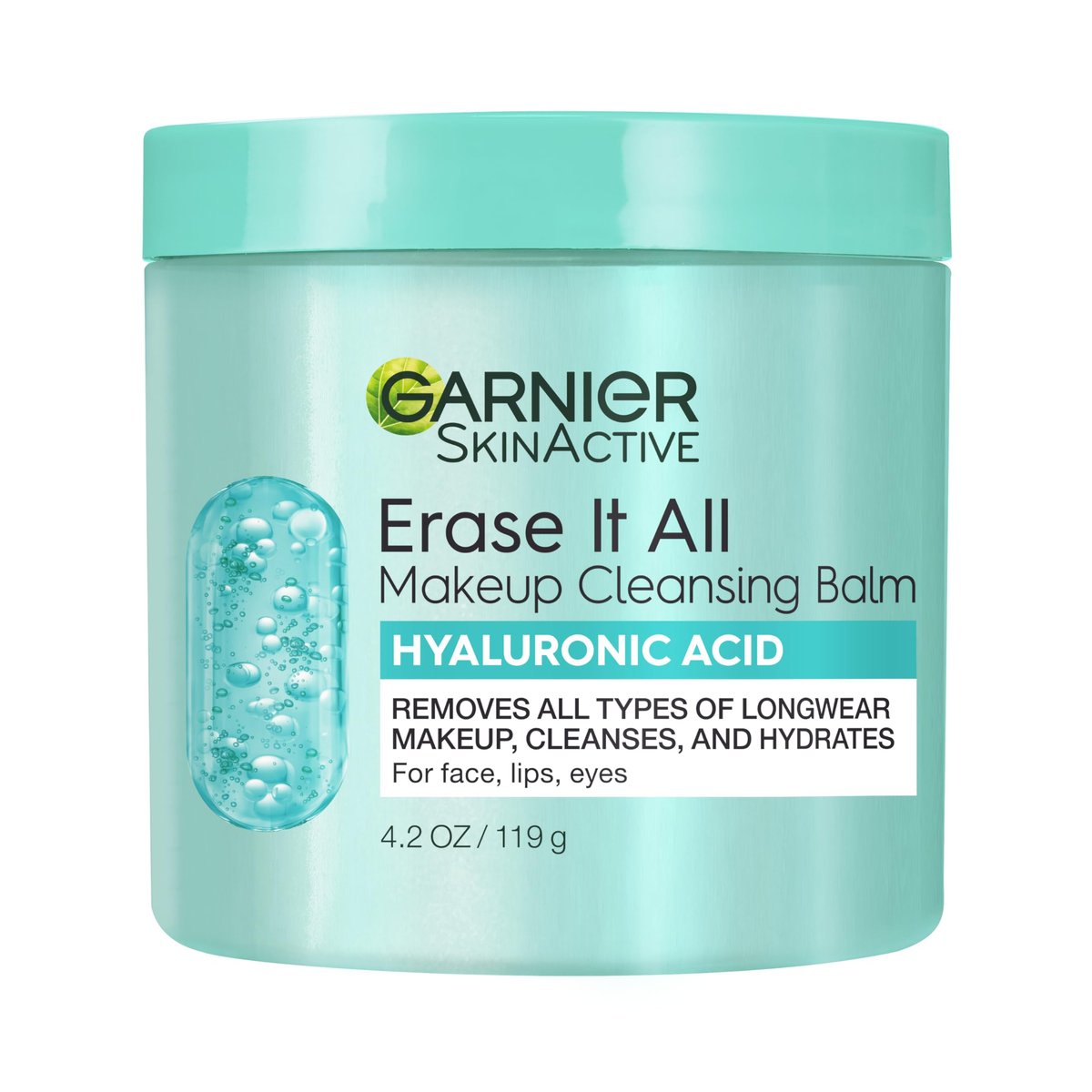 Garnier Erase It All Makeup Cleansing Balm with Hyaluronic Acid, Replumping Facial Cleanser and Makeup Remover, 4.2 Oz - görsel 1