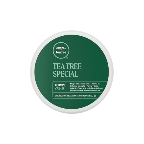 Tea Tree Forming Cream - Flexible Hold, Natural Shine Finish for All Hair Types, 3 oz Avelisse