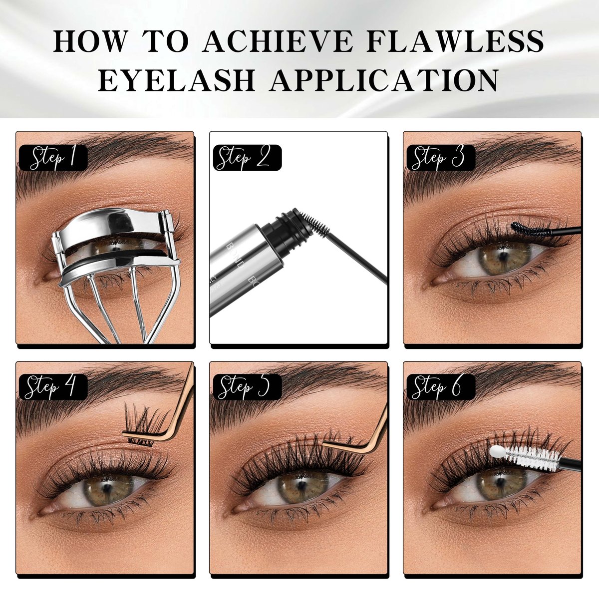 VEYESBEAUTY Lash Bond and Seal Waterproof 2 in 1 Cluster Lash Glue for Eyelash Extensions - Long Lasting Strong Hold Individual Eyelash Glue for DIY Lash Extensions at Home (7ml+7ml) - görsel 9