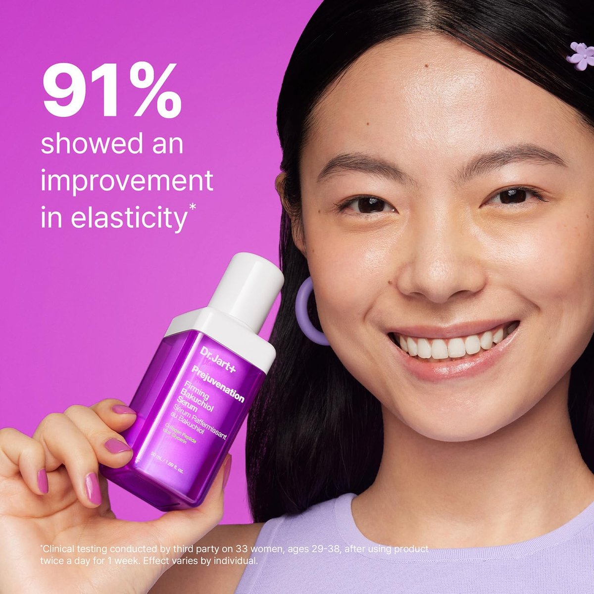 Dr.Jart+ Prejuvenation Firming Bakuchiol Serum with Collagen Peptides | Korean Anti-Aging Serum | Sensitive Skin Friendly | 1.69 Fl Oz Avelisse