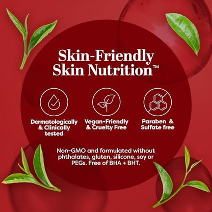 TruSkin Caffeine Face & Eye Serum - Energizing 5% Caffeine Serum with EGCG Niacinamide Matcha and Ginseng - Improve Look of Under Eye Dark Circles and Puffiness, 1 fl oz Avelisse