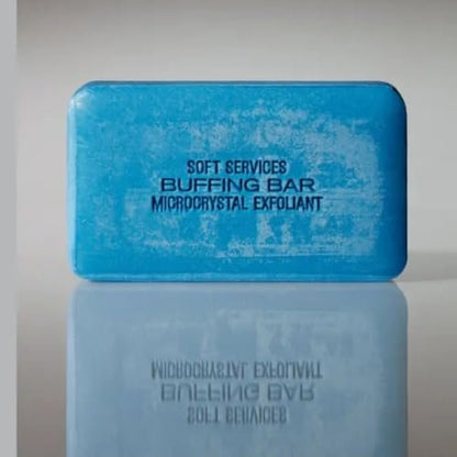 JIGME CALA Soft.Services Buffing Bar Microcrystal Exfoliating Body Bar for KP and Ingrown Hair (2 Pack, 7.5 oz) Avelisse