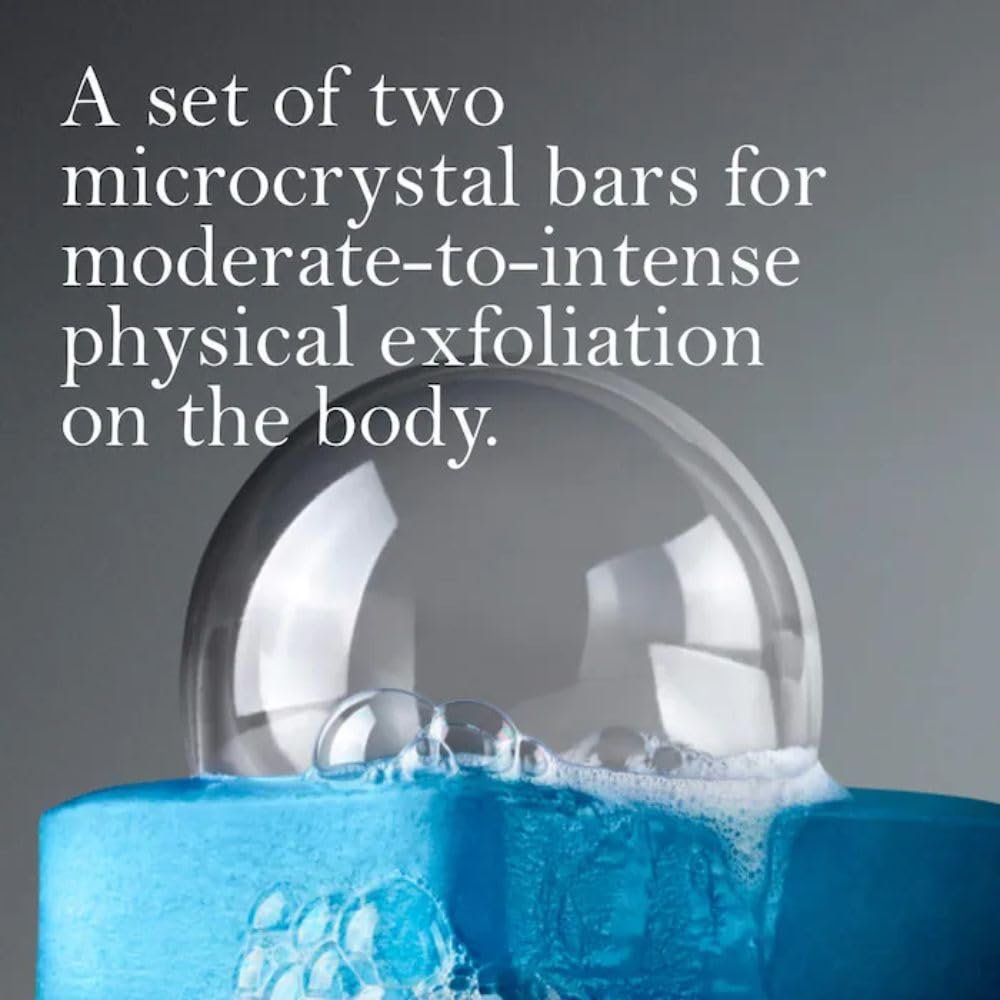 JIGME CALA Soft.Services Buffing Bar Microcrystal Exfoliating Body Bar for KP and Ingrown Hair (2 Pack, 7.5 oz) Avelisse
