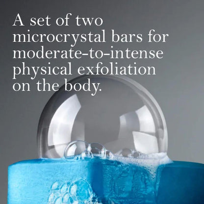 JIGME CALA Soft.Services Buffing Bar Microcrystal Exfoliating Body Bar for KP and Ingrown Hair (2 Pack, 7.5 oz) Avelisse
