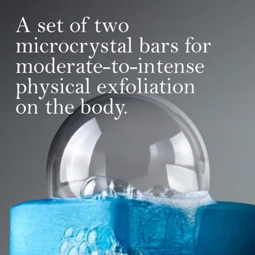 JIGME CALA Soft.Services Buffing Bar Microcrystal Exfoliating Body Bar for KP and Ingrown Hair (2 Pack, 7.5 oz) Avelisse
