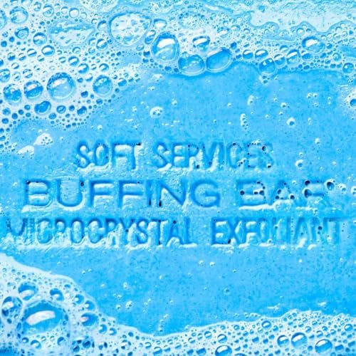 JIGME CALA Soft.Services Buffing Bar Microcrystal Exfoliating Body Bar for KP and Ingrown Hair (2 Pack, 7.5 oz) Avelisse
