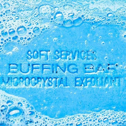 JIGME CALA Soft.Services Buffing Bar Microcrystal Exfoliating Body Bar for KP and Ingrown Hair (2 Pack, 7.5 oz) Avelisse