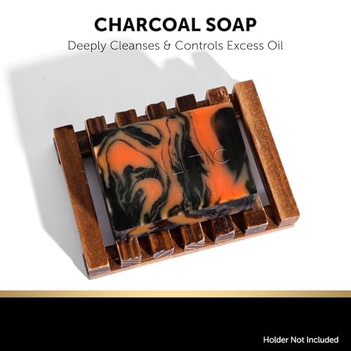 VALITIC Kojic Acid Soap Bars - Turmeric, Snail Mucin, Charcoal & Lemon - 4 Assorted Dark Spot Remover Soaps with Hyaluronic Acid, Vitamin C, Vitamin E & Shea Butter - görsel 8
