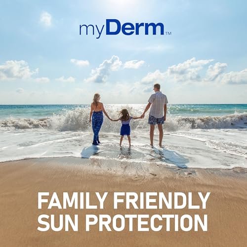 MyDerm Ultra-Moisturizing SPF 50 Sport Sunscreen Lotion – 128 oz Gallon, Hawaii Reef Compliant, Broad Spectrum UVA/UVB Protection Avelisse