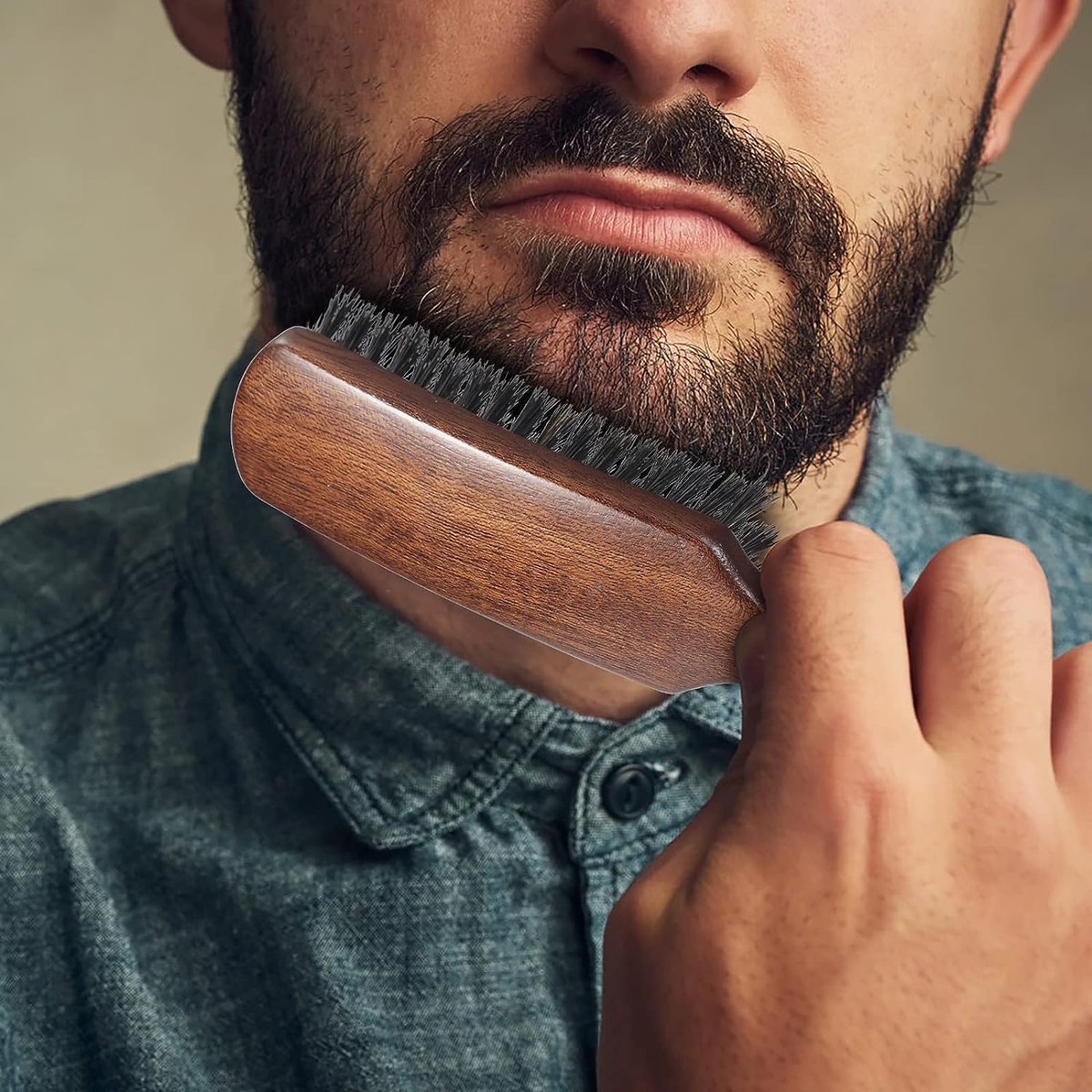 Lorsex Boar Bristle Hair Brush for Men – Slick Back Styling for Fine, Thin, Medium Hair & Beard Avelisse