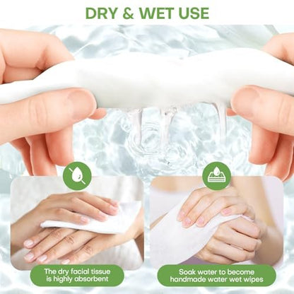 Compressed Towel Tablets 100 Count – Thickened Disposable Face Towel, Biodegradable Cotton Wash Cloths, Portable Mini Compressed Washcloths for Travel, Gym, Home, Outdoor Activities Avelisse