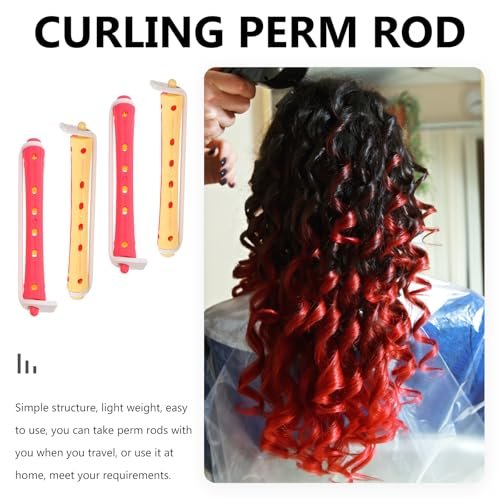 minkissy 24-Pack Perm Rods Hair Curlers – Lightweight Portable Hair Rollers for Home & Travel (3.14 Inches) - görsel 8
