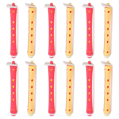 minkissy 24-Pack Perm Rods Hair Curlers – Lightweight Portable Hair Rollers for Home & Travel (3.14 Inches)
