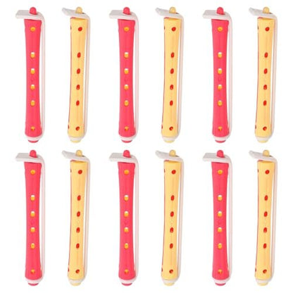 minkissy 24-Pack Perm Rods Hair Curlers – Lightweight Portable Hair Rollers for Home & Travel (3.14 Inches)